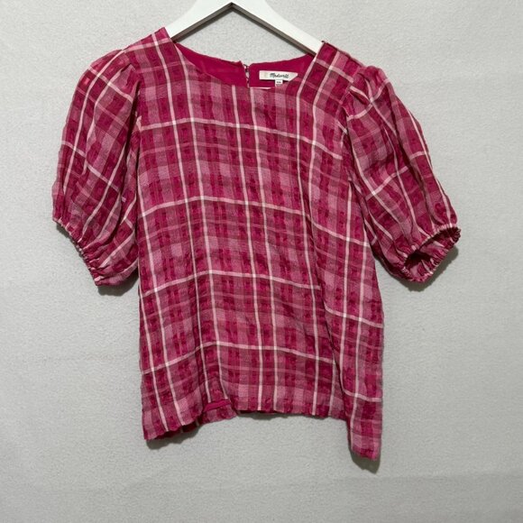Madewell puff-sleeve top size XXS - Picture 3 of 7